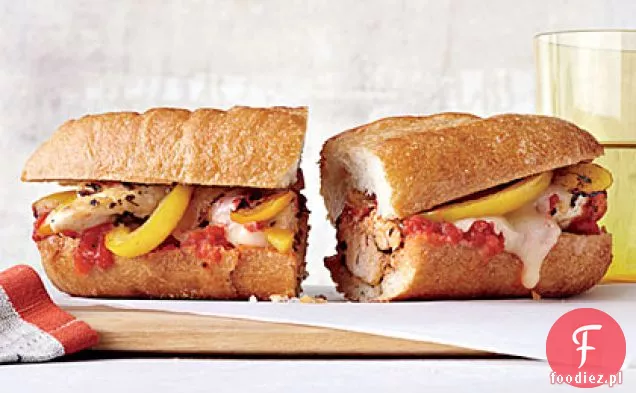 Chicken and Pepper Subs