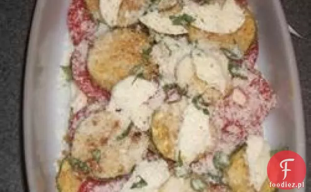 Cukinia e Pomodori Gratinati (zapiekanka z cukinii i pomidorów)