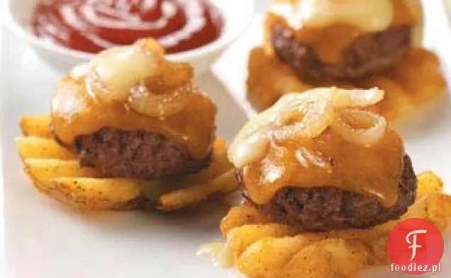 Mini-Burger Potato Bites
