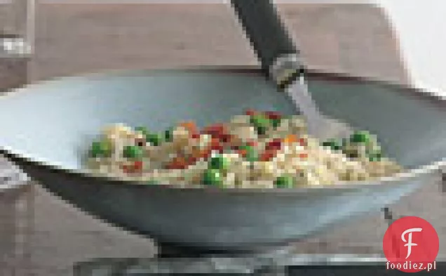 Risotto z groszkiem i boczkiem