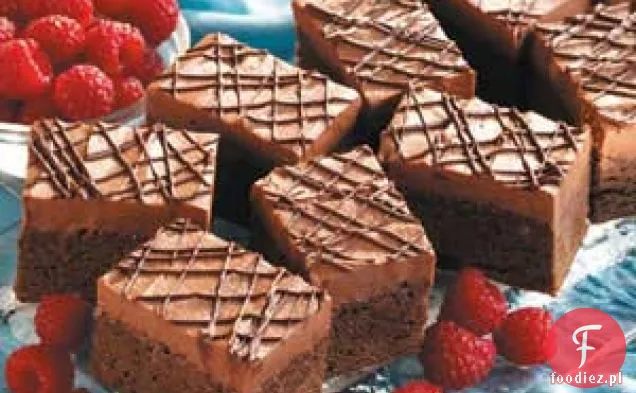 Malinowe Truflowe Brownies