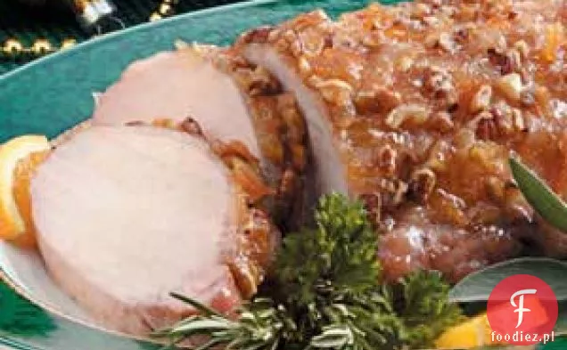 Pieczeń Wieprzowa Pomarańczowo-Orzechowa