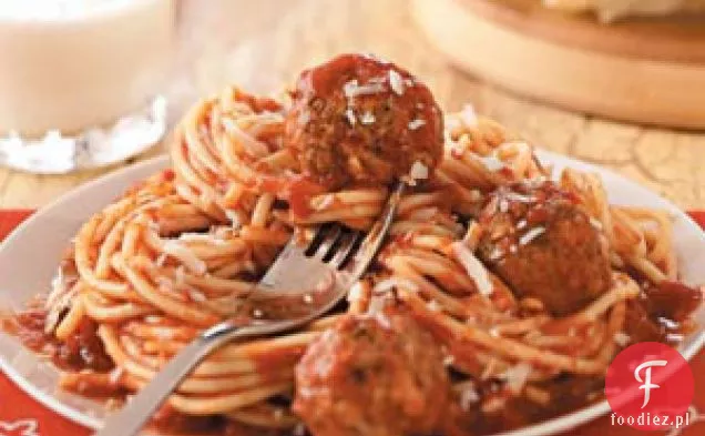 Włoskie Spaghetti i klopsiki