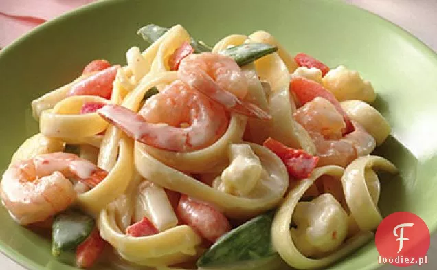Krewetki I Warzywa Fettuccine Alfredo