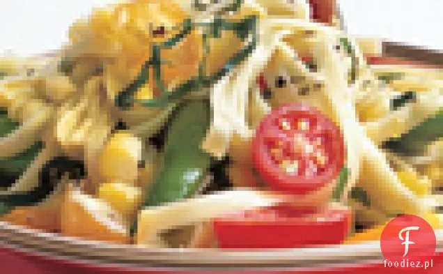 Linguine z letnim Sukkotaszem