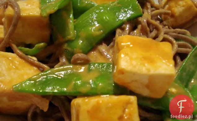 Masło Orzechowe Tofu Z Groszkiem Śnieżnym