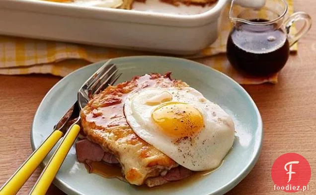 Francuskie Tosty Croque Madame Zapiekanka