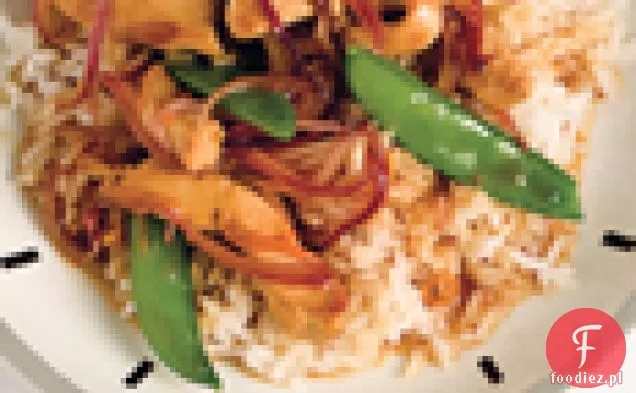 Pikantny Pomarańczowy Kurczak Stir-Fry