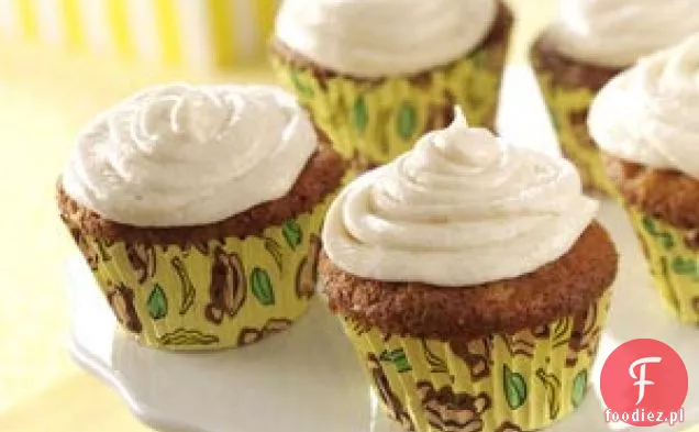 Frosted Bananowe Babeczki