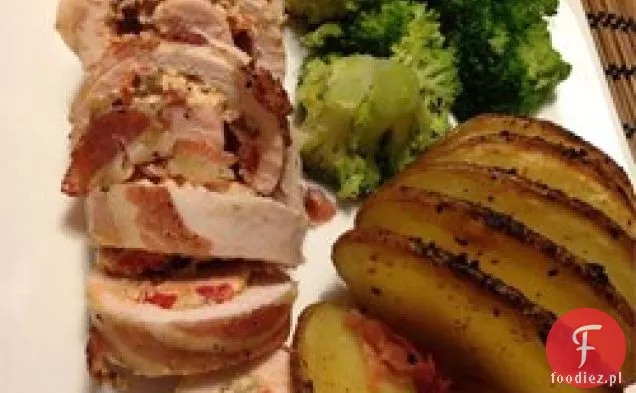 Pancetta Zawijane Nadziewane Piersi Z Kurczaka
