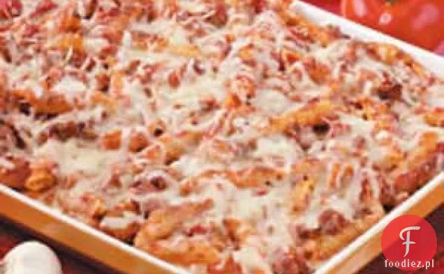 Zapiekanka Z Kiełbasą Z Bakłażana