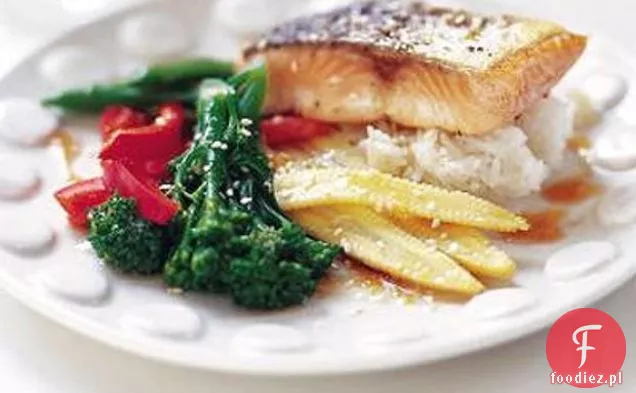 Łosoś Ze Słodkim Sosem Sojowym