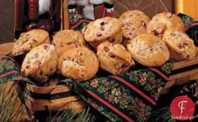 Muffinki Z Orzechami Żurawinowymi