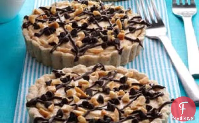 Chocolate Peanut Butter Mousse Tarts