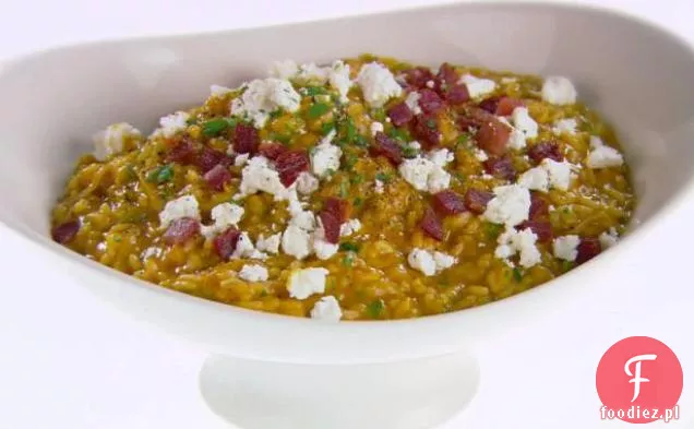 Risotto z dyni i koziego sera