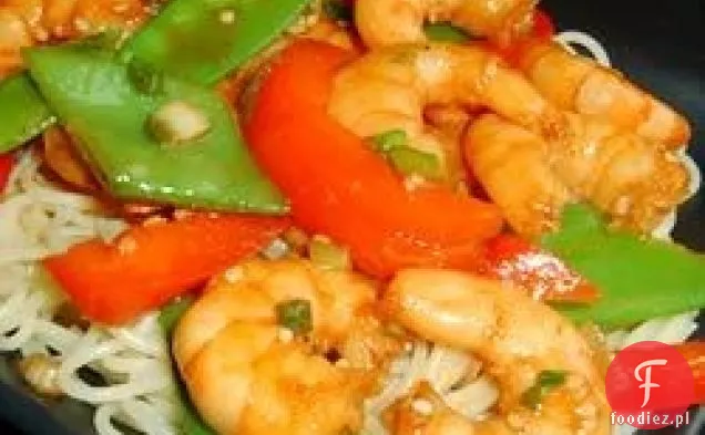 Sezam Krewetki Stir-Fry