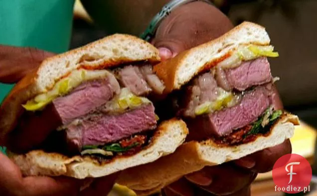 Grillowana Kanapka Ze Stekiem Rib-Eye