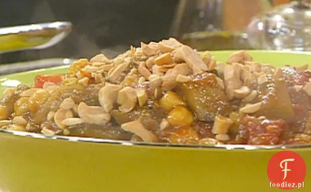 Ryż cytrynowy i bakłażan-Chick Pea Curry