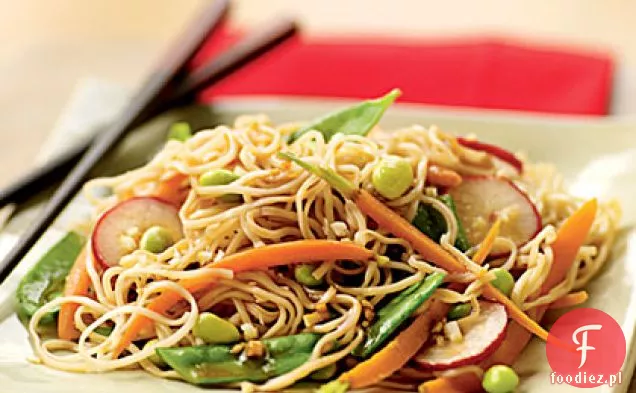Sałatka Soba z soi-Wasabi Vinaigrette