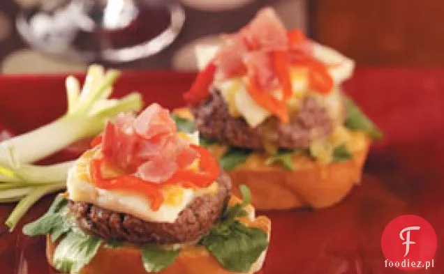 Beefstro Bruschetta Burgers