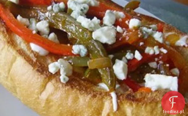 Buffalo Chicken Sausage and Pepper Sandwich