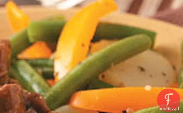 Colorful Green Bean Medley