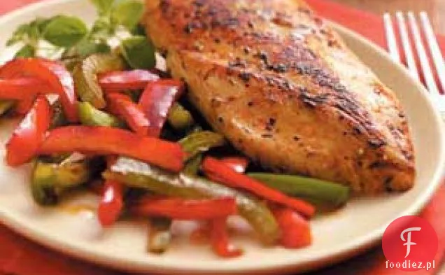 Kurczak z cytryną i papryką