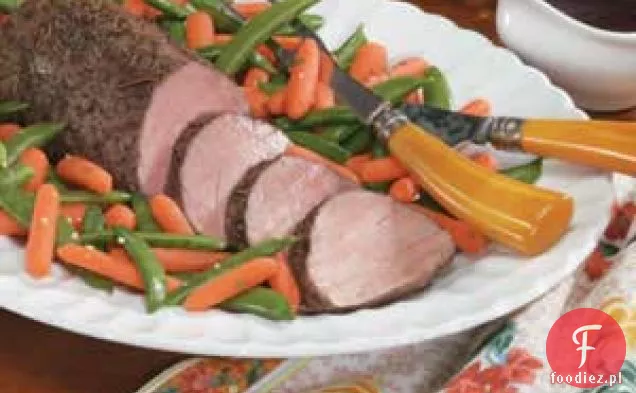 Polędwica wołowa z sosem balsamicznym