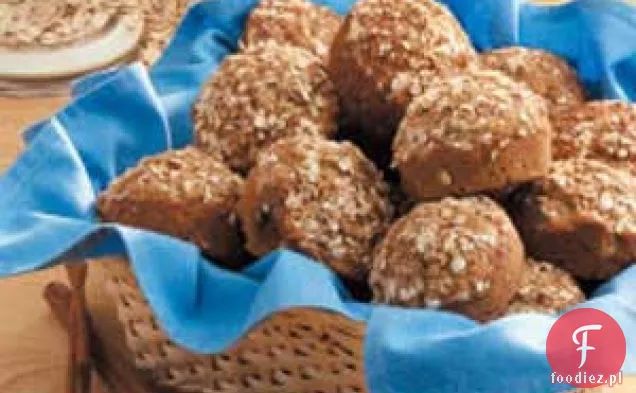 Muffinki Jabłkowe Cynamonowe Owsiane