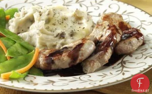 Medaliony wieprzowe z sosem Malinowo-balsamicznym