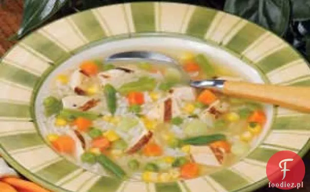 Chunky Chicken Rice Soup