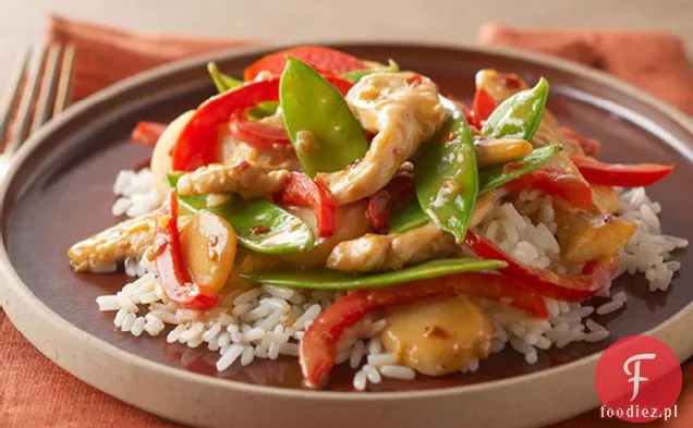 Pikantny Firecracker Chicken Stir-Fry