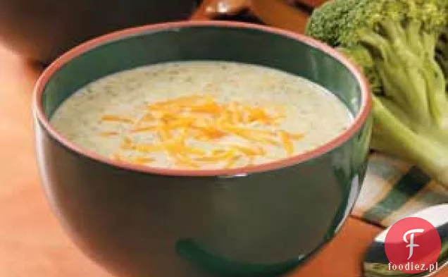 Zupa serowa z brokułów