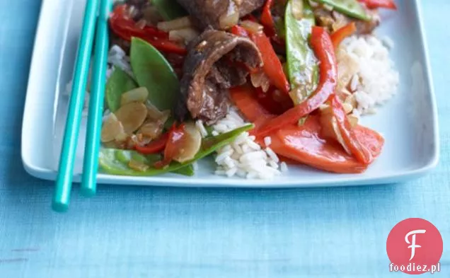 Stir-Fry Wołowe, Warzywne I Migdałowe