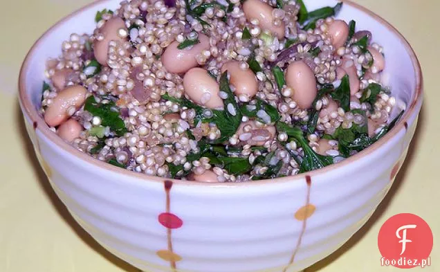 Komosa Ryżowa Z Soją, Pietruszką, Sezamem I Czerwoną Cebulą