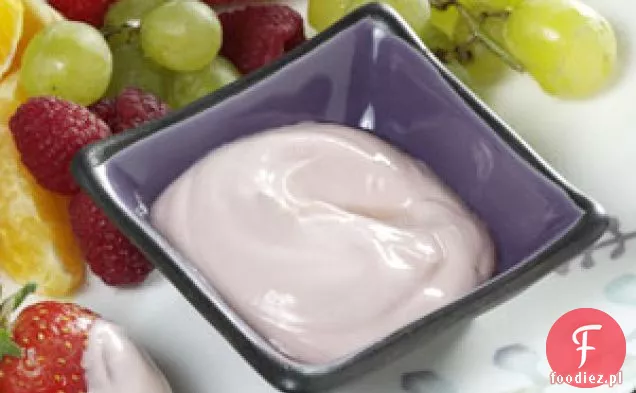Dip jogurtowy malinowo-Limonkowy do świeżych owoców