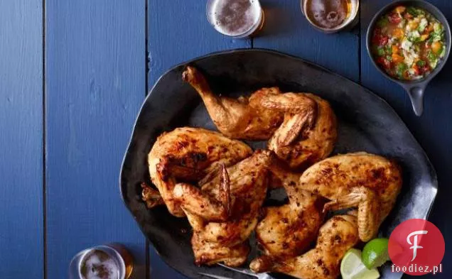 Serrano Chile-Pieczony Kurczak