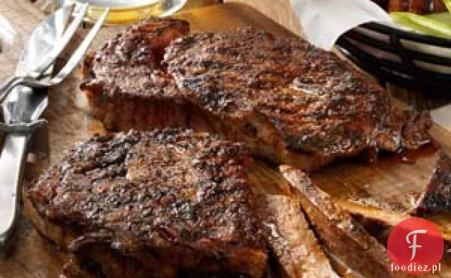 Peppered Ribeye Steaks