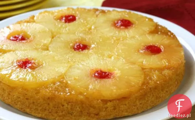 Ciasto Ananasowo-Jabłkowe Do Góry Nogami