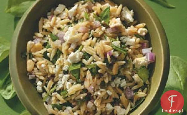 Sałatka Ze Szpinakiem Orzo