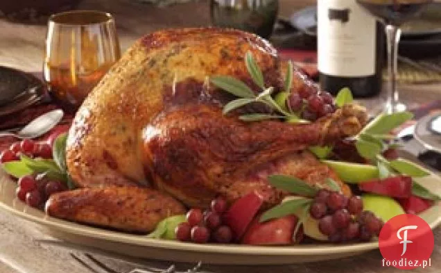 Indyk Pieczony Jabłkowo-Szałwiowy