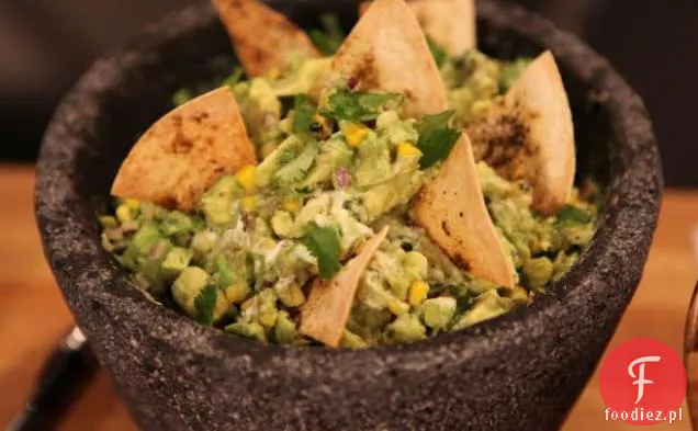 Pieczone guacamole kukurydziane z chipsami Tortilla o zapachu kminku (Southwest Snack)