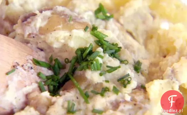 Rozbite ziemniaki ze śmietaną i szczypiorkiem