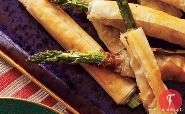 Szparagi owinięte filo z Prosciutto