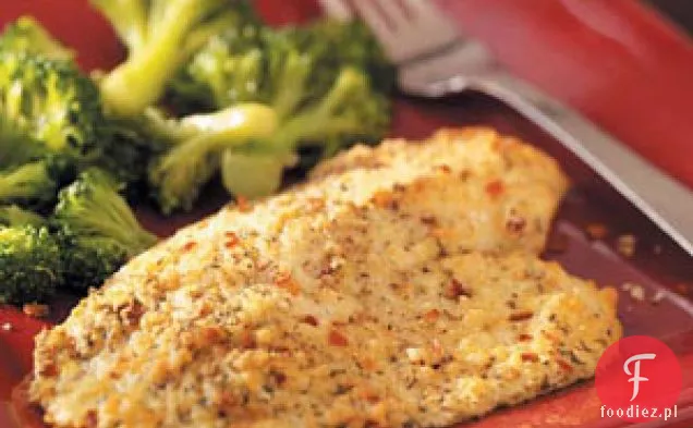 Tilapia Z Czerwoną Papryką I Parmezanem