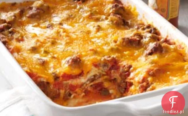 Wołowina Taco Lasagne