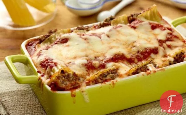 Manicotti z wołowiną i serem