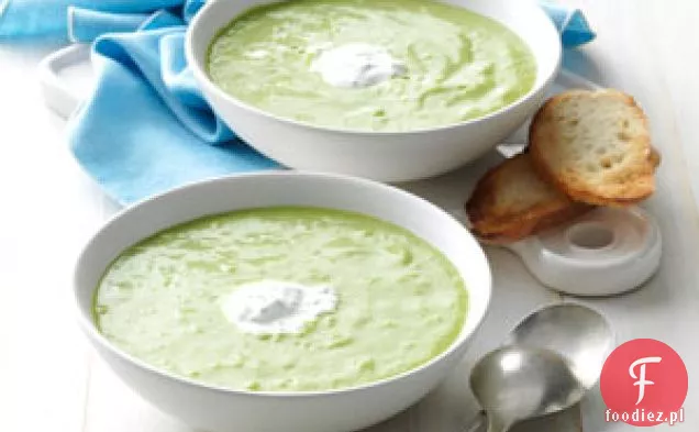 Zupa szparagowa z kremem cytrynowym Fraiche
