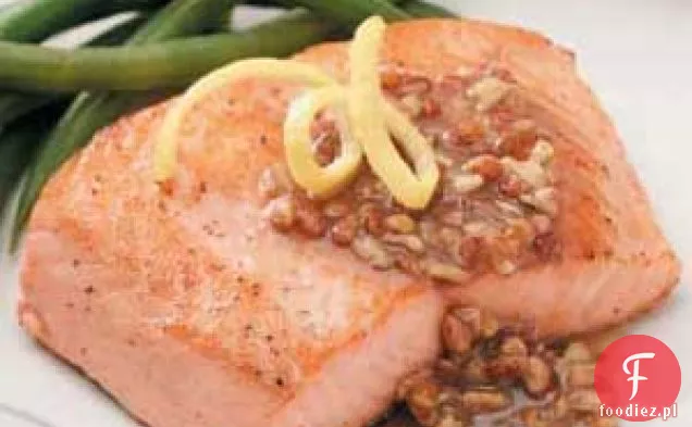 Łosoś z sosem Pekan-miód