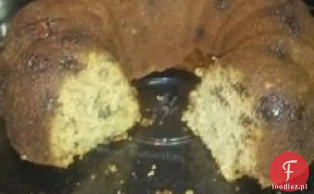Ciasto z kawałkami czekolady bananowo-orzechowej (wersja z niższym cukrem)